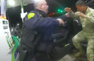 Lt. Caron Nazario pepper-sprayed