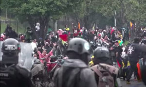 Tax reform protests in Colombia