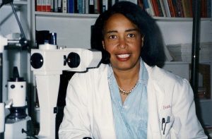 Patricia Bath working.