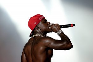 DaBaby on stage at Rolling Loud.