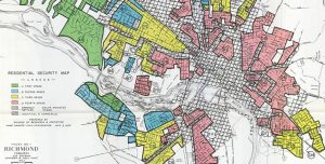 Redlining map.