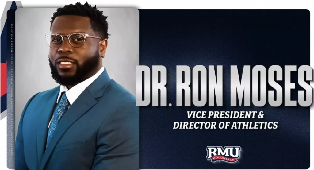 Dr. Ron Moses Named New AD at Robert Morris University