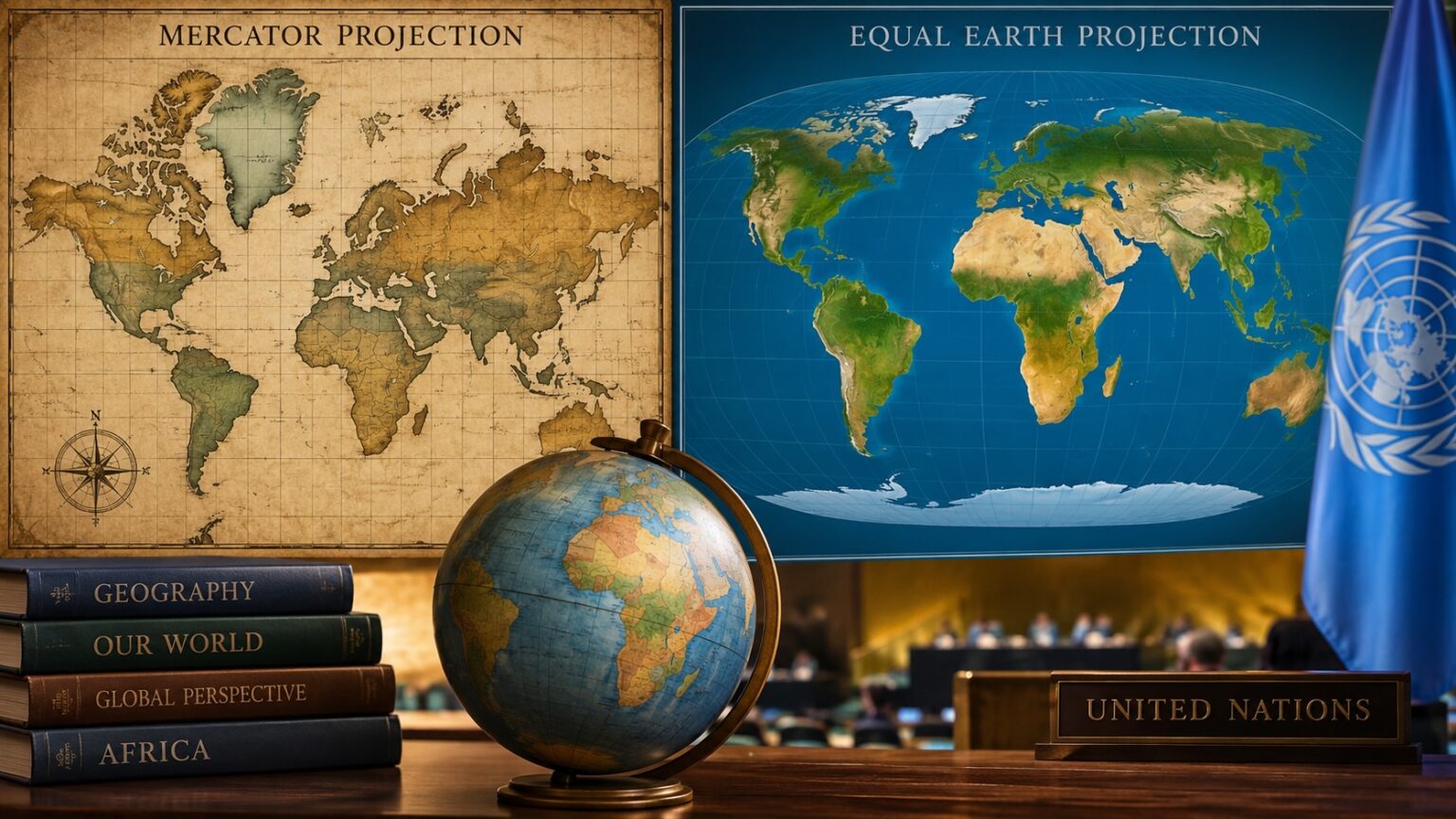 A New Global Map Puts Africa Back in Its True Proportion